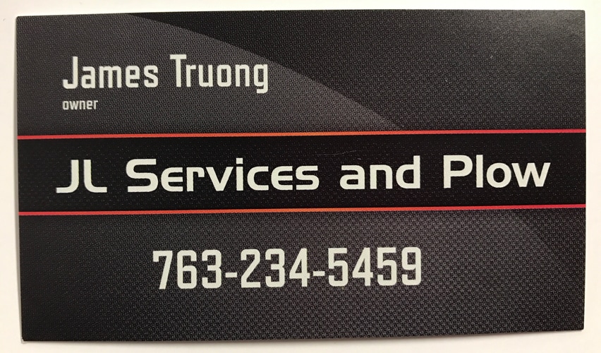 JL-Services JL Services and Plow Business Card